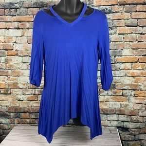 Premise Royal blue tunic Size M